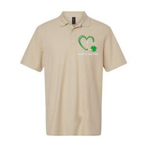 South Boston Southie Irish Shamrock St Patrick's Day Cute Softstyle Adult Sport Polo