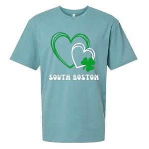 South Boston Southie Irish Shamrock St Patrick's Day Cute Sueded Cloud Jersey T-Shirt