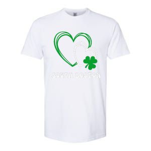 South Boston Southie Irish Shamrock St Patrick's Day Cute Softstyle CVC T-Shirt