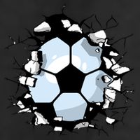 Soccer Ball Smash 7 Panel Mesh Trucker Snapback Hat