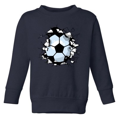 Soccer Ball Smash Toddler Sweatshirt