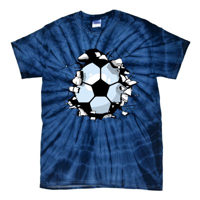 Soccer Ball Smash Tie-Dye T-Shirt