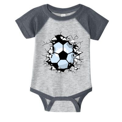 Soccer Ball Smash Infant Baby Jersey Bodysuit