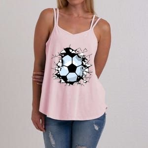 Soccer Ball Smash Women's Strappy Tank