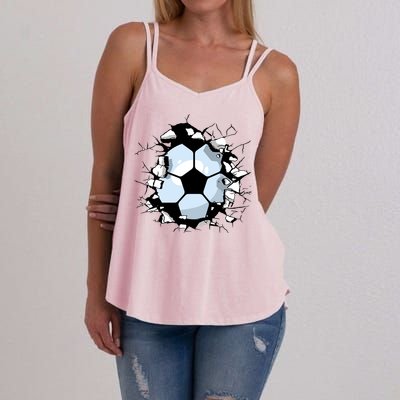 Soccer Ball Smash Women's Strappy Tank