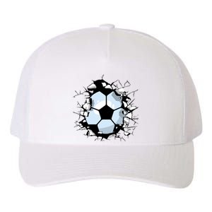 Soccer Ball Smash Yupoong Adult 5-Panel Trucker Hat