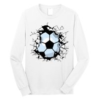 Soccer Ball Smash Long Sleeve Shirt