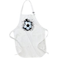 Soccer Ball Smash Full-Length Apron With Pockets