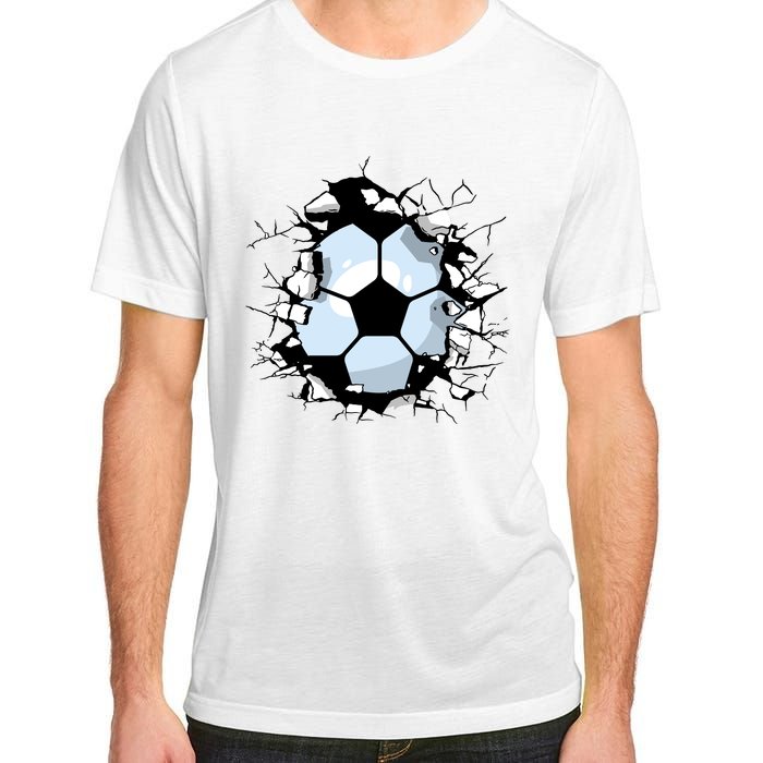 Soccer Ball Smash Adult ChromaSoft Performance T-Shirt