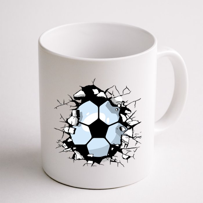 Soccer Ball Smash Coffee Mug