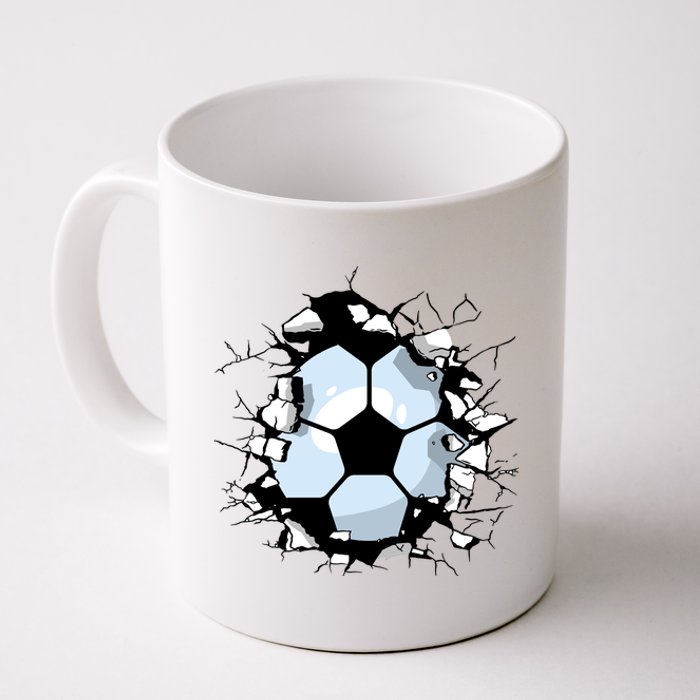 Soccer Ball Smash Coffee Mug