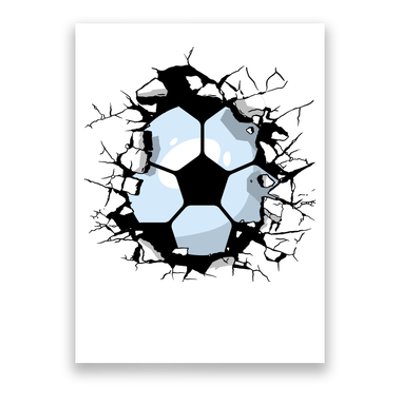 Soccer Ball Smash Poster