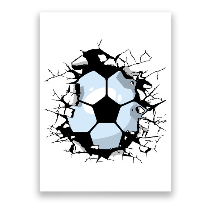 Soccer Ball Smash Poster