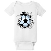 Soccer Ball Smash Baby Bodysuit