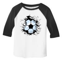 Soccer Ball Smash Toddler Fine Jersey T-Shirt