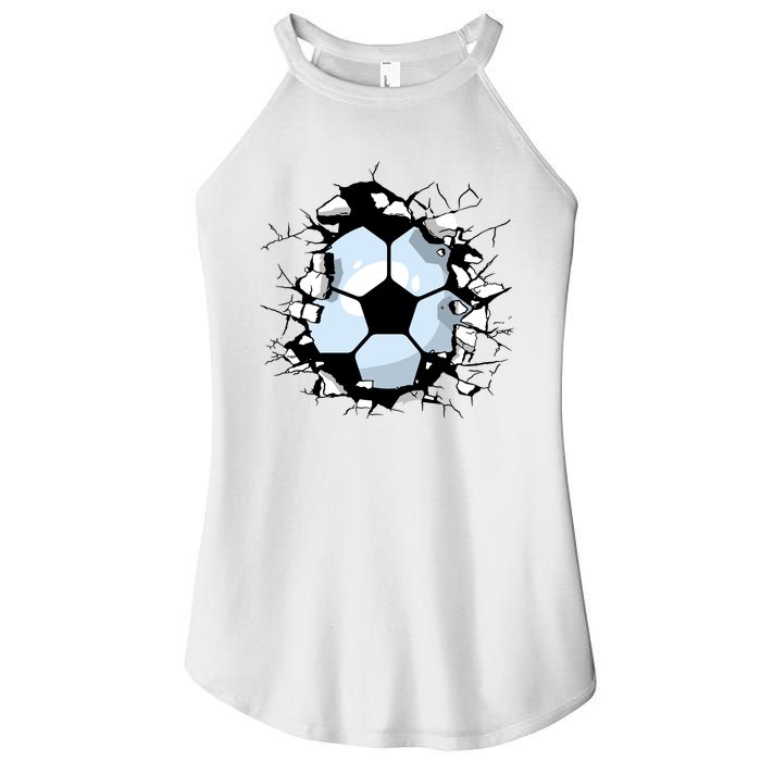 Soccer Ball Smash Women's Perfect Tri Rocker Tank