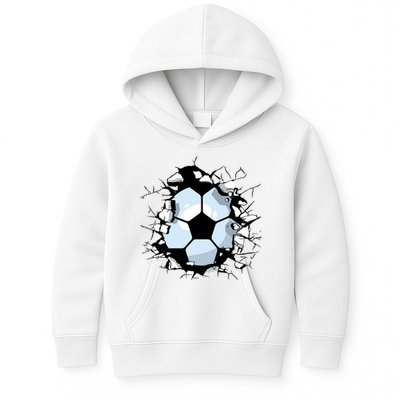 Soccer Ball Smash Kids Hoodie