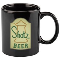 Shotz Beer 11oz C Handle Ceramic Mug
