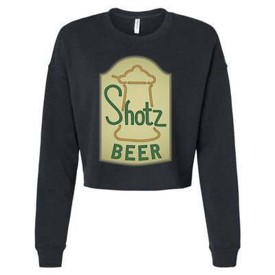 Shotz Beer Cropped Pullover Crew