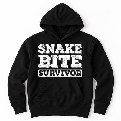 Snake Bite Survivor Venomous Cottonmouth Timber Rattlesnake Hoodie