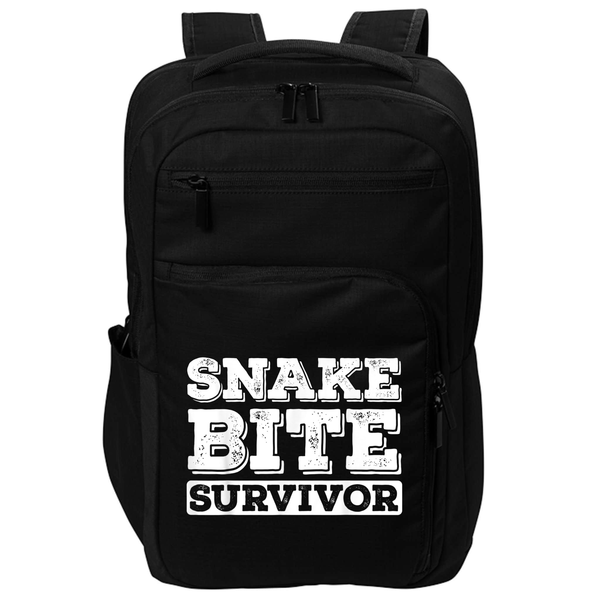 Snake Bite Survivor Venomous Cottonmouth Timber Rattlesnake Impact Tech Backpack