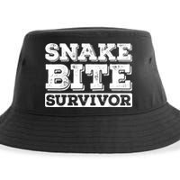 Snake Bite Survivor Venomous Cottonmouth Timber Rattlesnake Sustainable Bucket Hat