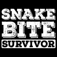 Snake Bite Survivor Venomous Cottonmouth Timber Rattlesnake 16 in Basic Backpack