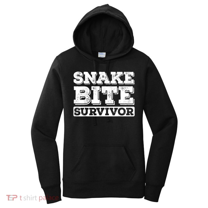 Snake Bite Survivor Venomous Cottonmouth Timber Rattlesnake Women's Pullover Hoodie