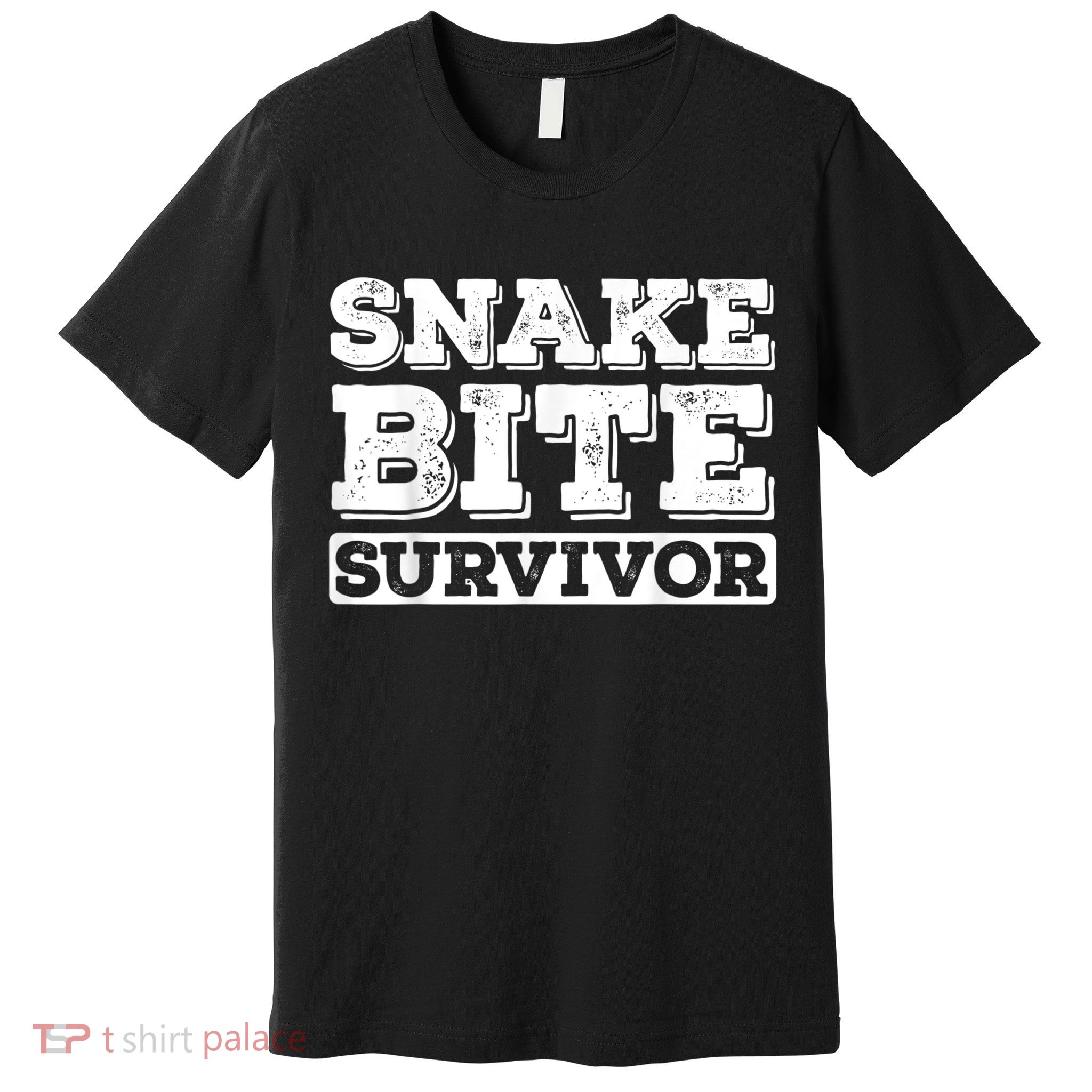 Snake Bite Survivor Venomous Cottonmouth Timber Rattlesnake Premium T-Shirt