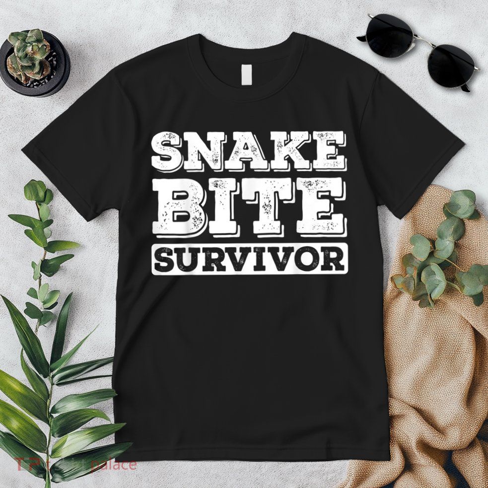 Snake Bite Survivor Venomous Cottonmouth Timber Rattlesnake Premium T-Shirt