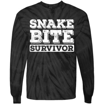 Snake Bite Survivor Venomous Cottonmouth Timber Rattlesnake Tie-Dye Long Sleeve Shirt
