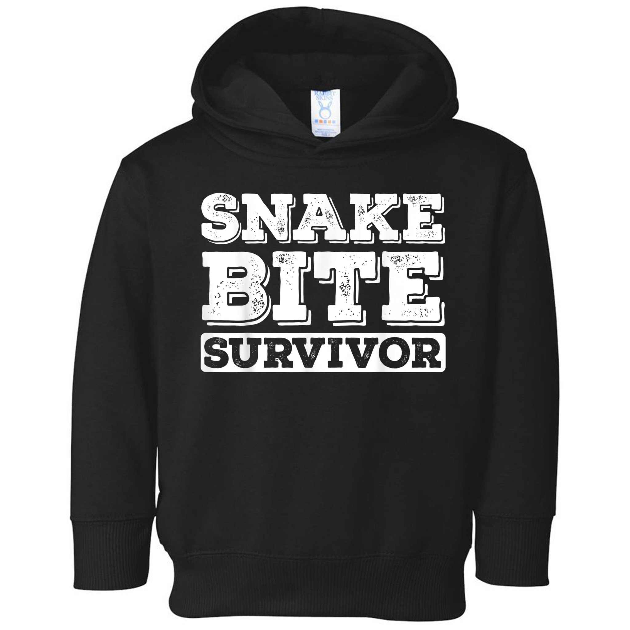 Snake Bite Survivor Venomous Cottonmouth Timber Rattlesnake Toddler Hoodie