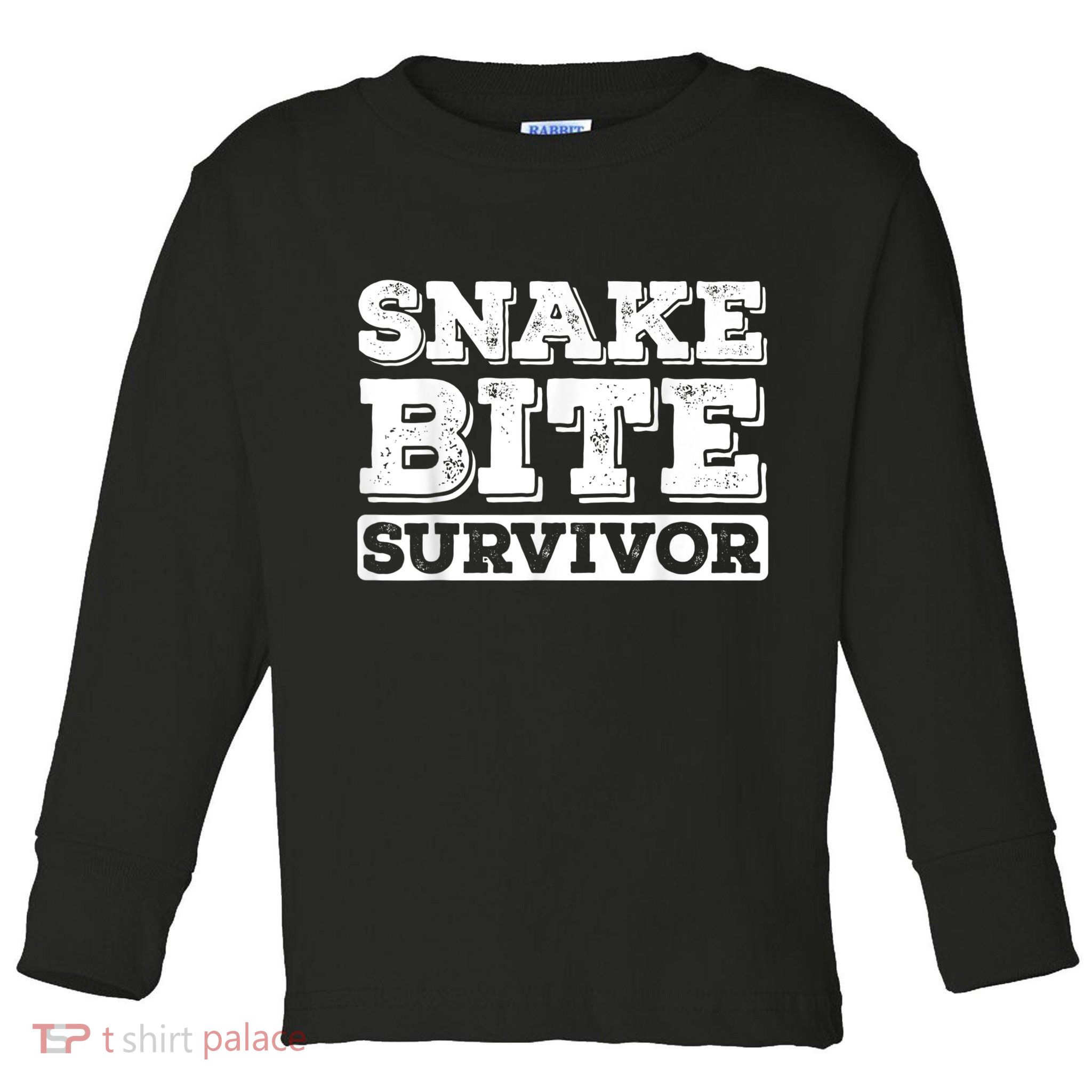 Snake Bite Survivor Venomous Cottonmouth Timber Rattlesnake Toddler Long Sleeve Shirt