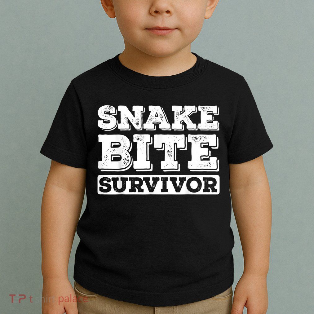 Snake Bite Survivor Venomous Cottonmouth Timber Rattlesnake Toddler T-Shirt