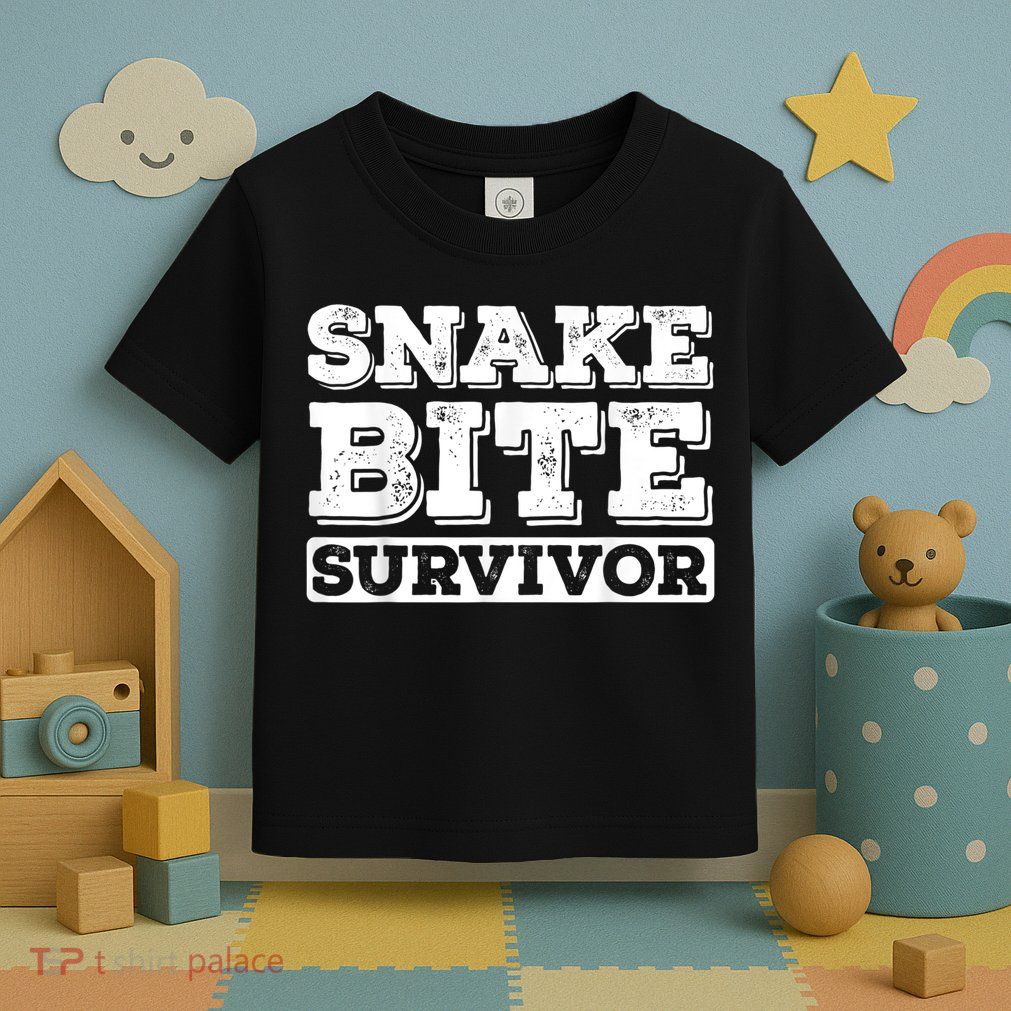 Snake Bite Survivor Venomous Cottonmouth Timber Rattlesnake Toddler T-Shirt