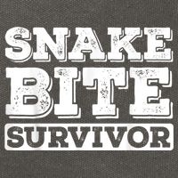 Snake Bite Survivor Venomous Cottonmouth Timber Rattlesnake Cotton Canvas Backpack