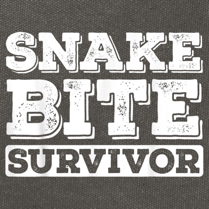 Snake Bite Survivor Venomous Cottonmouth Timber Rattlesnake Cotton Canvas Backpack