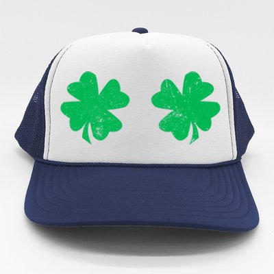 Shamrock Boobs, St Patricks Day, Funny St Patricks Day, Irish St Patricks Day Trucker Hat