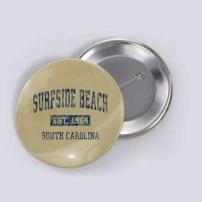 Surfside Beach South Carolina Sc Vintage Sports Button