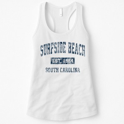 Surfside Beach South Carolina Sc Vintage Sports Womens Tank Top