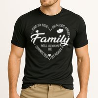 Side by Side or Miles Apart Family Heart Family Cooling Performance Crew T-Shirt