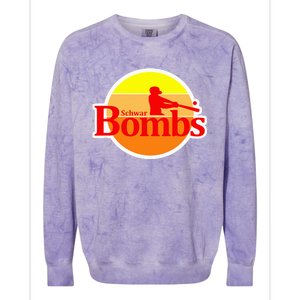 Schwar Bombs Colorblast Crewneck Sweatshirt