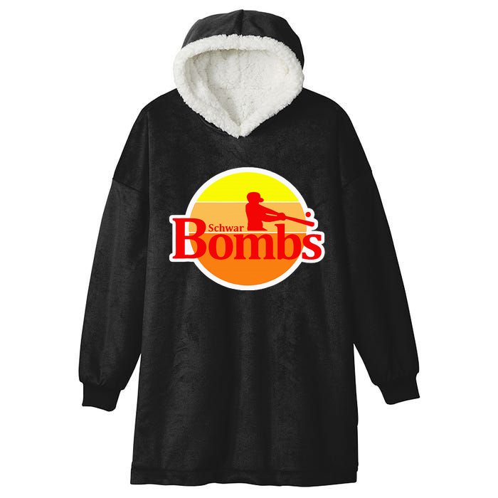 Schwar Bombs Hooded Wearable Blanket