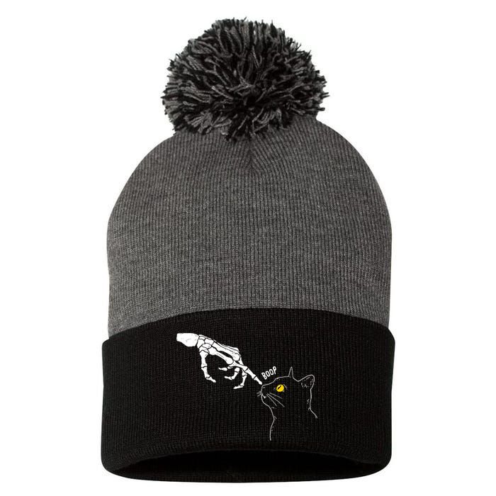 Spooky Boop Pom Pom 12in Knit Beanie