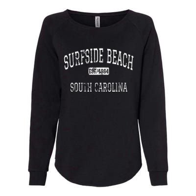 Surfside Beach South Carolina Sc Vintage Womens California Wash Sweatshirt