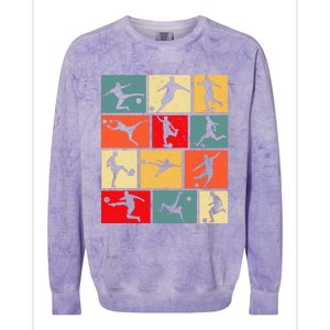 Soccer Boy Colorblast Crewneck Sweatshirt