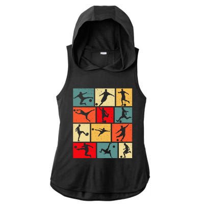 Soccer Boy Ladies PosiCharge Tri-Blend Wicking Draft Hoodie Tank