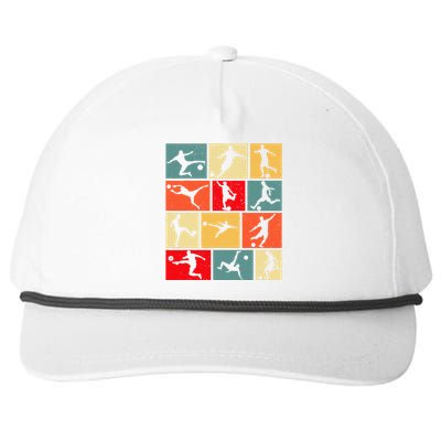 Soccer Boy Snapback Five-Panel Rope Hat