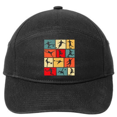 Soccer Boy 7-Panel Snapback Hat