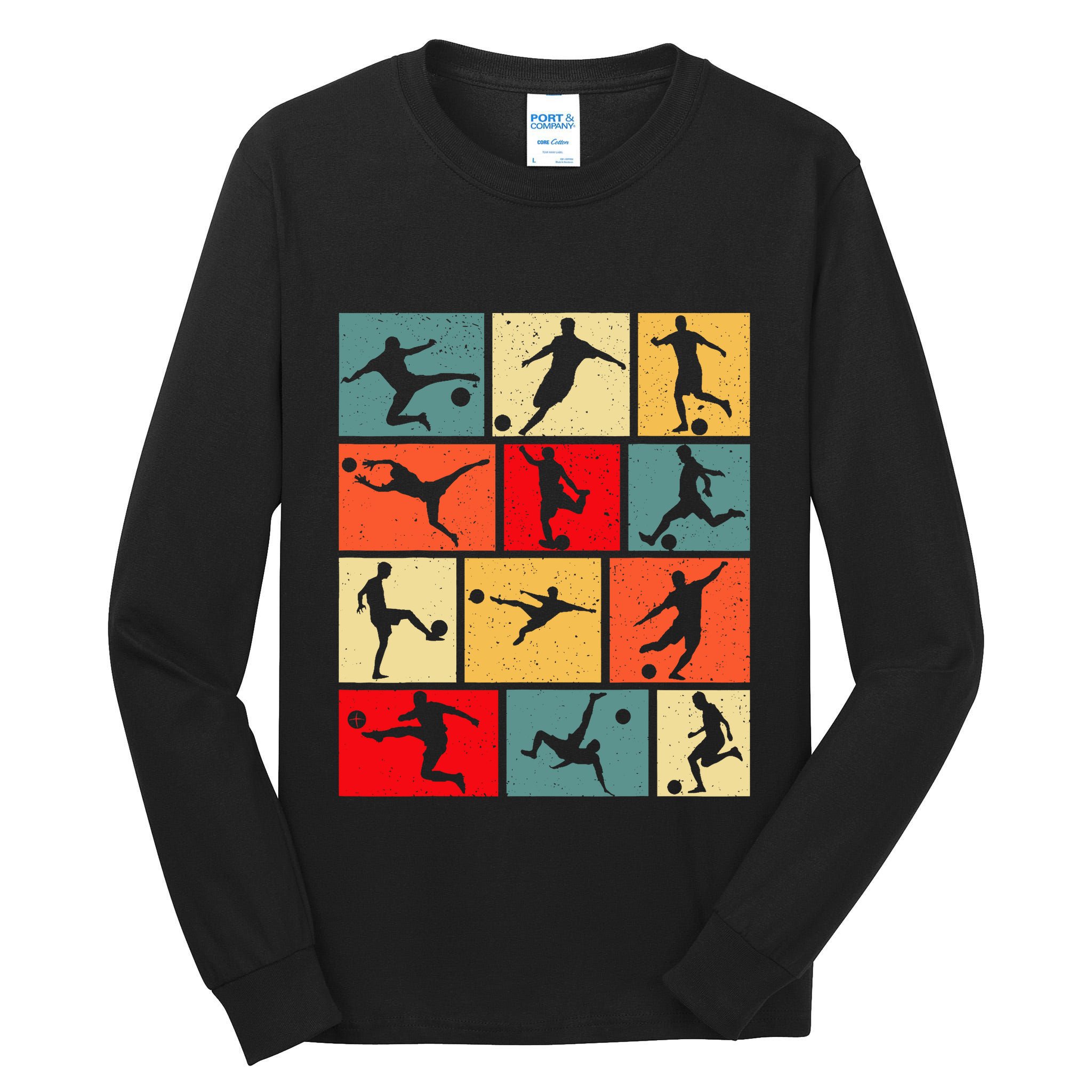 Soccer Boy Tall Long Sleeve T-Shirt
